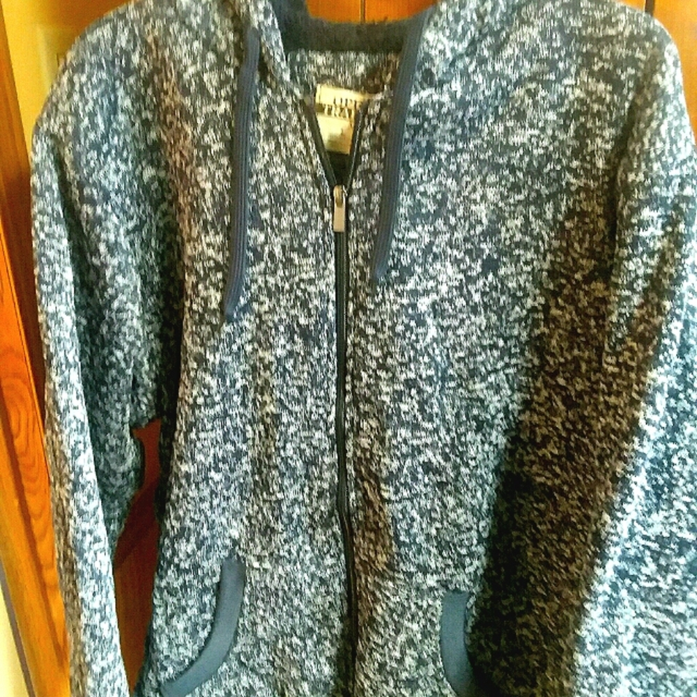 Fleece lined coat